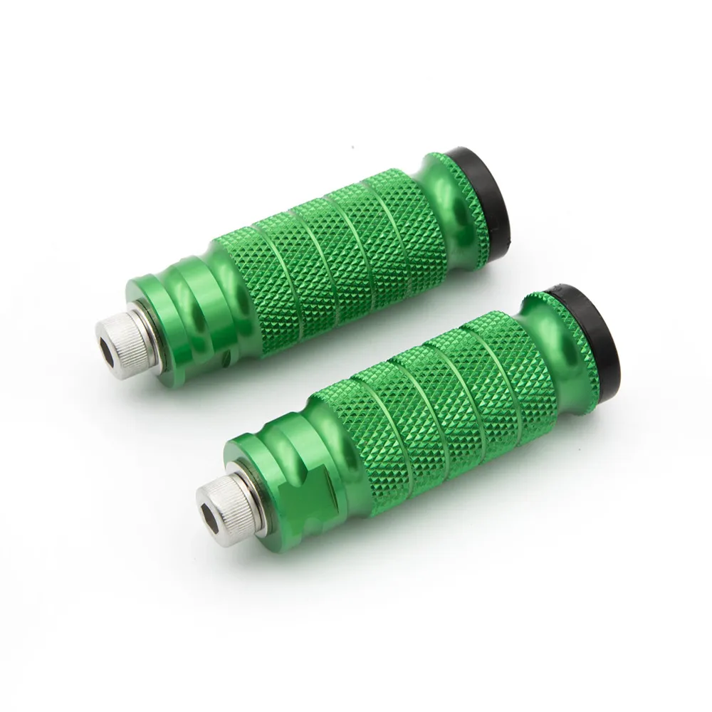 Footrest Universal Motorcycle Pegs Footrests Motorbike Footrest Foot Steps Motorcycle For Kawasaki Ninja 300 250 Z1000 Z750 ZX6R