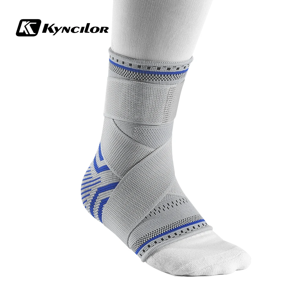 1 Pcs Ankle Support Bandage Compression Sleeve Breathable for Injury Recovery Joint Pain Basket Foot Sports Socks Tobillera