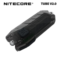 NITECORE TUBE V2.0 Flashlight Portable LightWeight EDC Pocket Flashlight Waterproof Mini Colorful KeyChain Lamp(With USB cable)