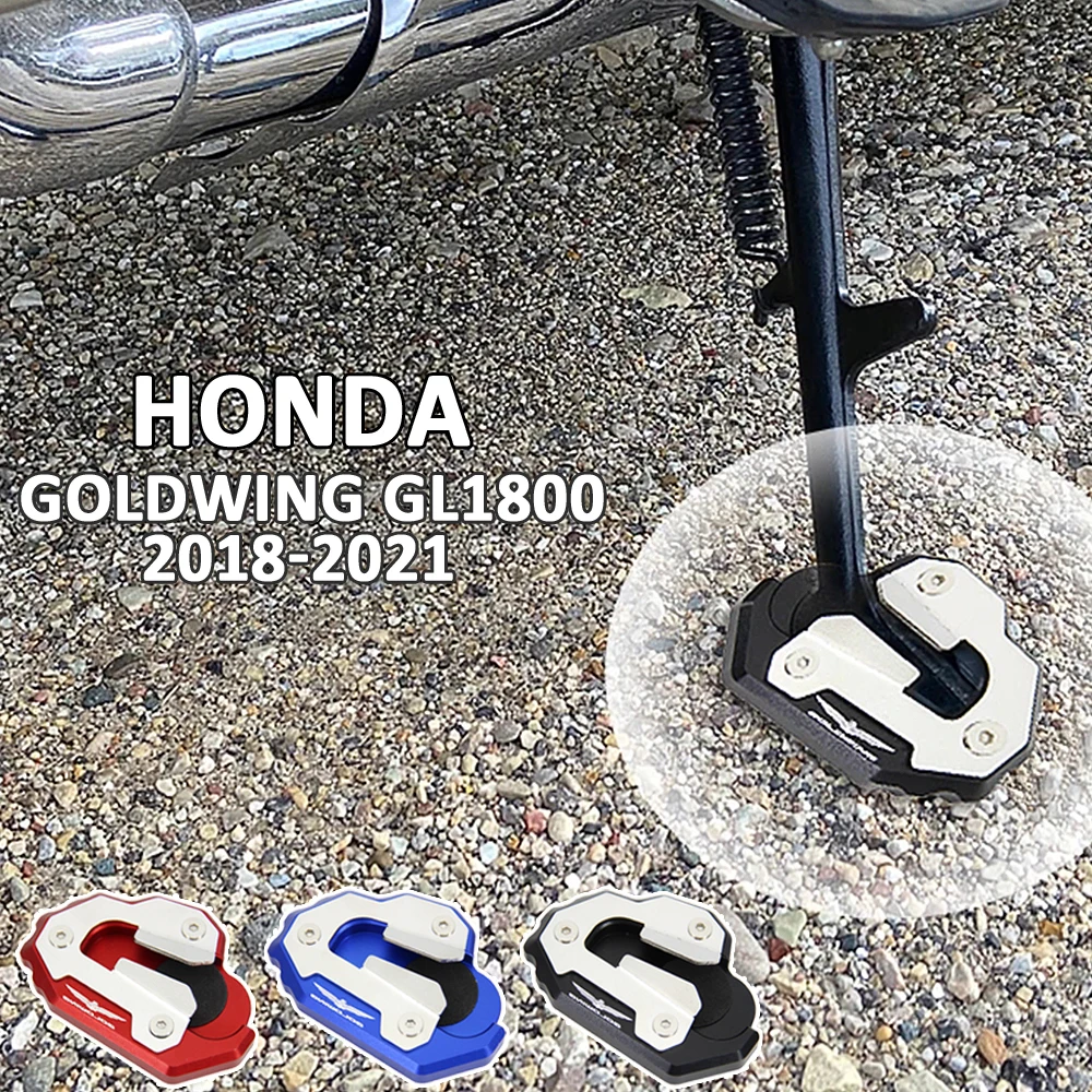 

For Honda Goldwing 1800 GL1800 Motorcycle Accessories Kickstand Sidestand Stand Extension Enlarger Pad 2018 2018 2020 2021