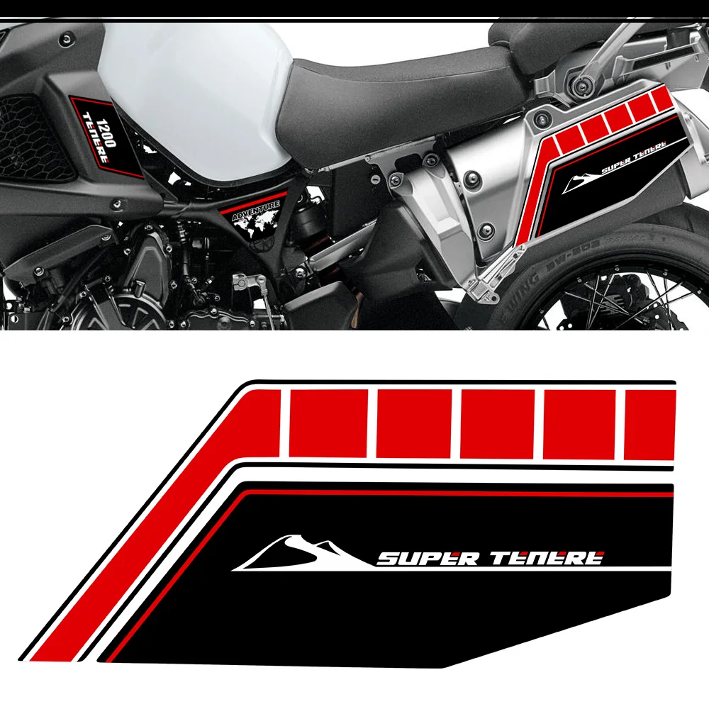 

XT 1200 Z WORLD CROSSER Kit Tank Pad Protection Stickers For YAMAHA SUPER TENERE XT1200Z Trunk Luggage 2010 2011 2012 2013