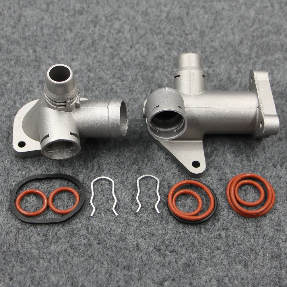 Zastosuj do passata B5 2000-2005 1.8T 2.0. Fajka wodna złącze głowica cylindra do silnika Tee i czterech kierunkach wspólne aluminium 058 121 133 — zdjęcie 3