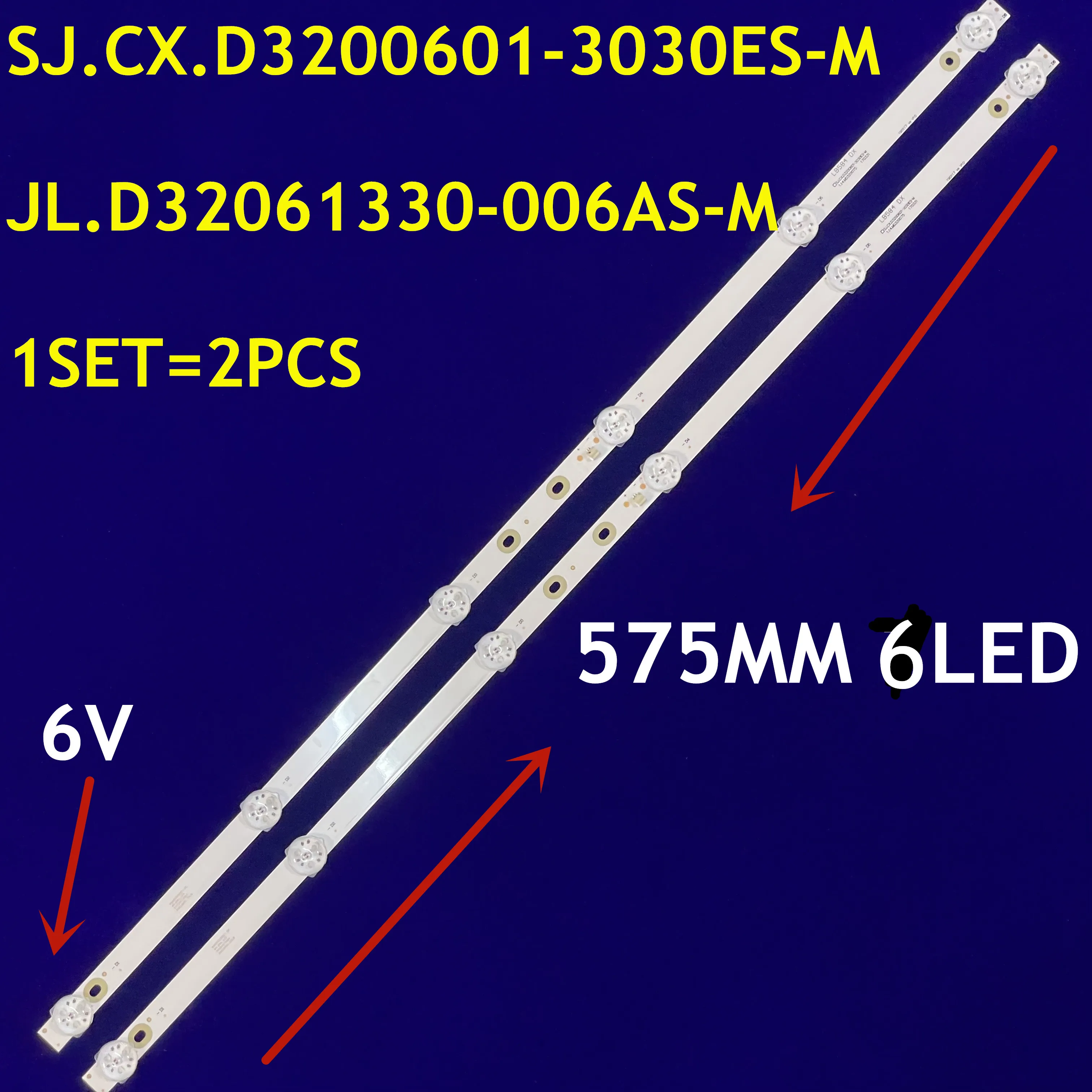 tira conduzida jld32061330006gs mv01 jld32061330 006as m para 32hd101t2 h32d7100e h32d71100e h32d7000e led32m01 led32s66t2s 40 pecas 01