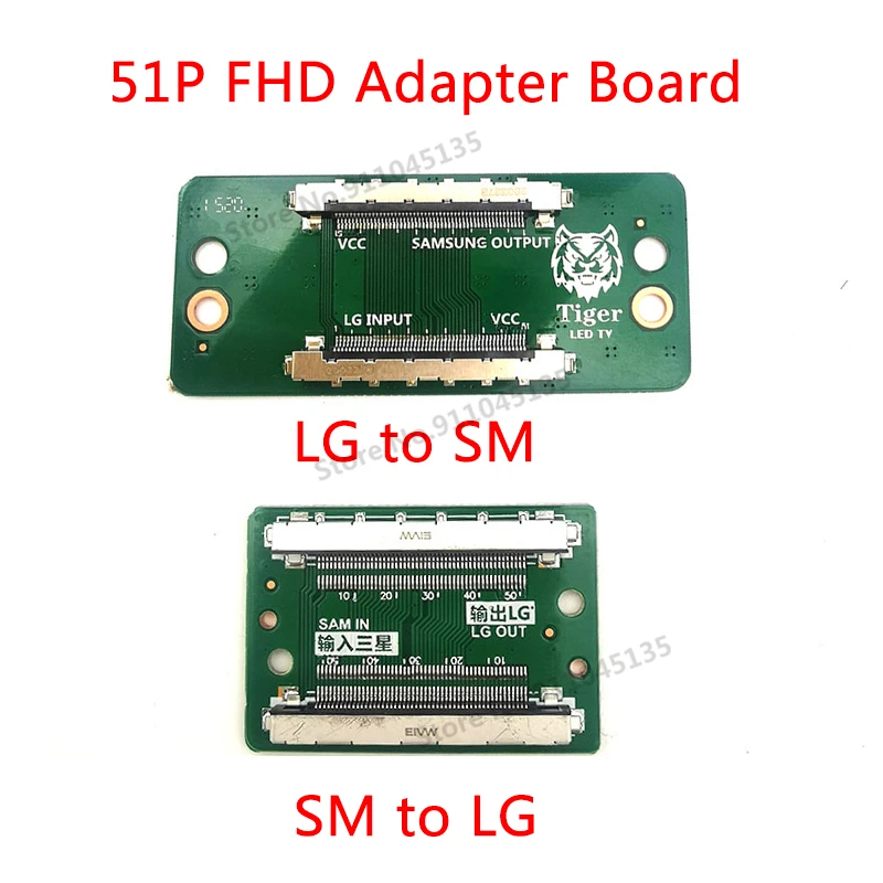 Fhd 4 18k 51ピンlvds lvds lgにサムサムにlg精細コネクタアダプタボード転送バックルledテレビの修理