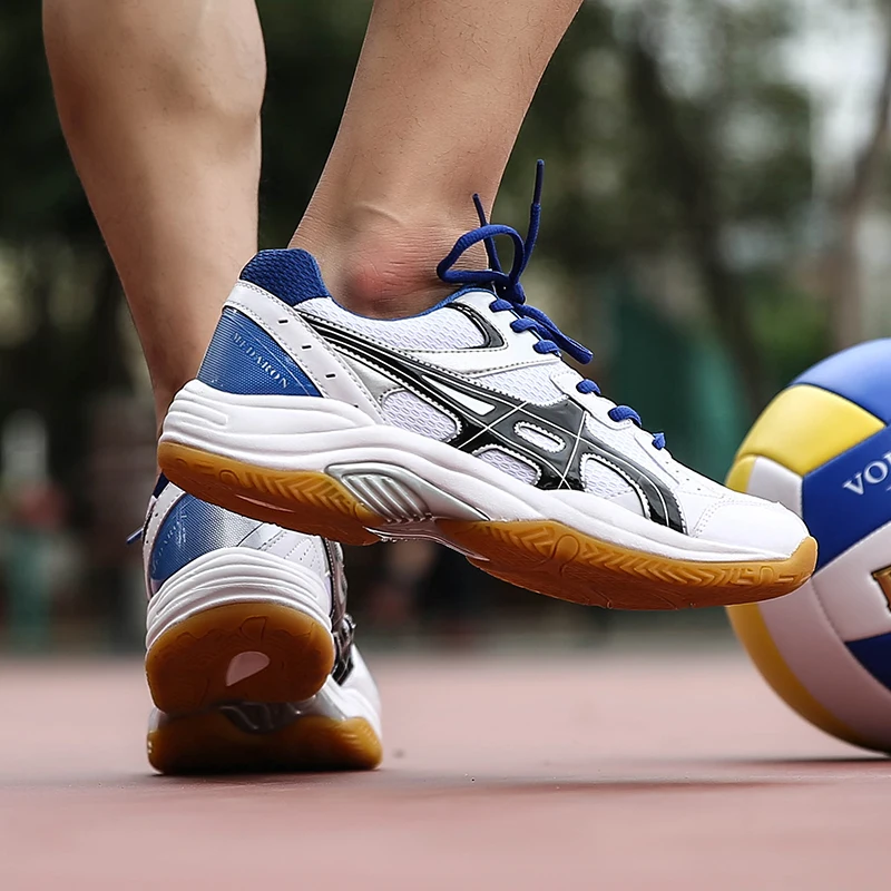 Spring Men Volleyball Shoes Student Training Shoes Competition Shoes Breathable Badminton Shoes Outdoor Non Slip Sneakers Men