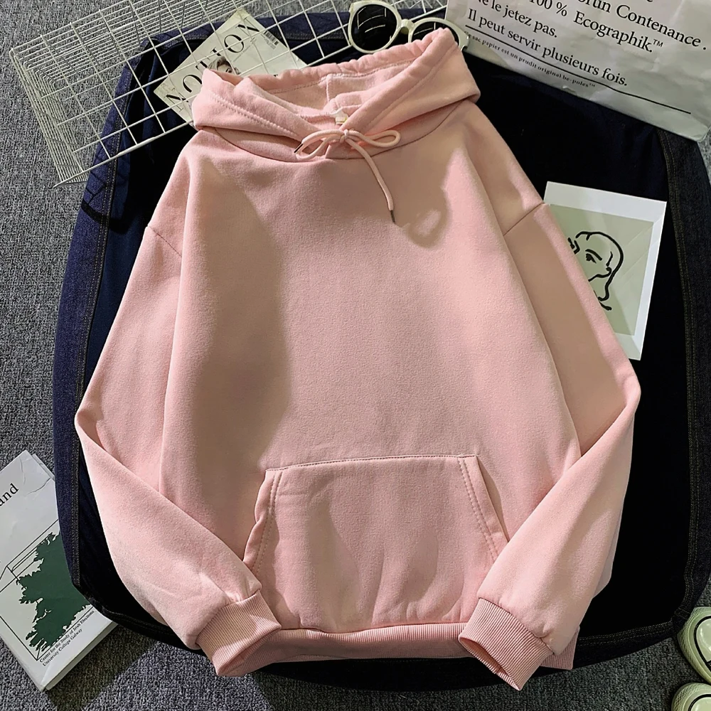 Winter Sweatshirt Hoodie Cute Printed Long Sleeve Loose Pullover Drawstring Casual Sweatshirts Hooded Men's and Women's Wear