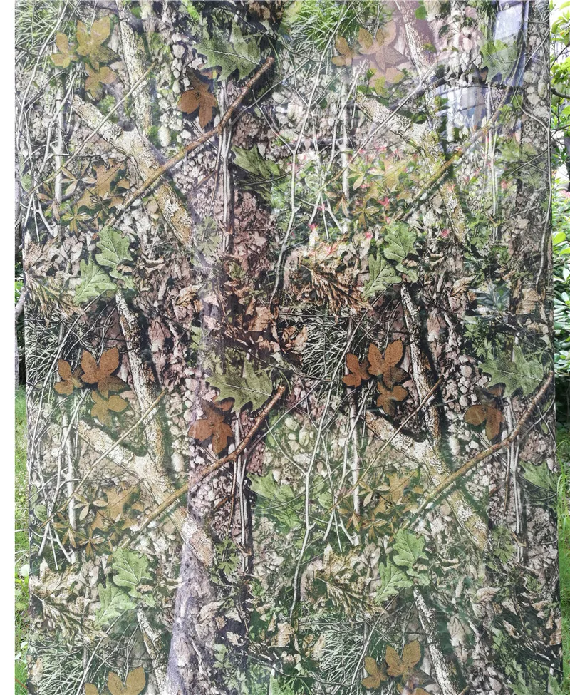 Thin camouflage fabric for hand DIY sewing Width 150cm any length,Light weight Gauze mesh breathable Fabric cloth