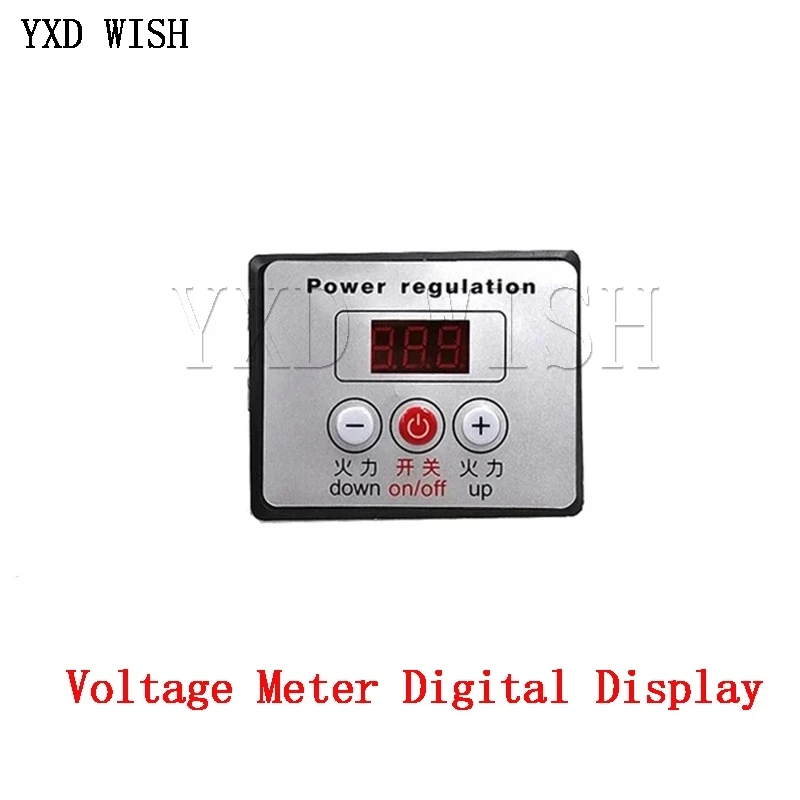 Mini Digital Meter For 2000W 4000W 10000W Electronic Voltage Regulator 3 Digits 0-100% Power Regulation Diy Electronic