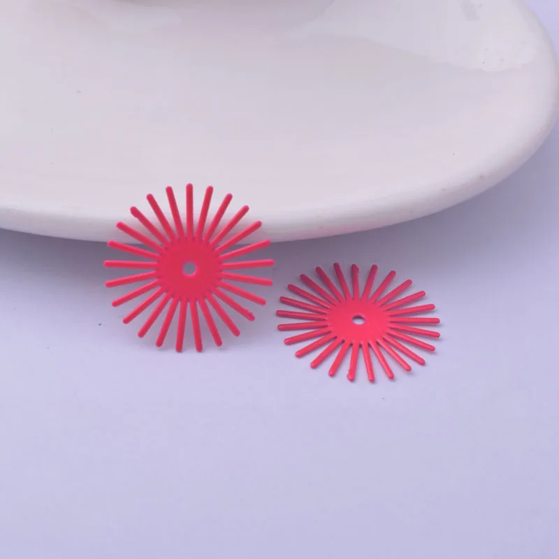 50 Stück AC11608 Bunte 20mm Runde Charms Abstandshalter Schmuckzubehör – Detail 13