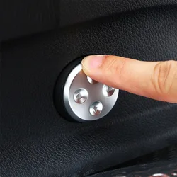 Car-Styling Chrome Seat Adjustment Button Decoration Cover Trim For Mercedes Benz C E GLC Class W205 W212 Coupe C207 W207 Parts