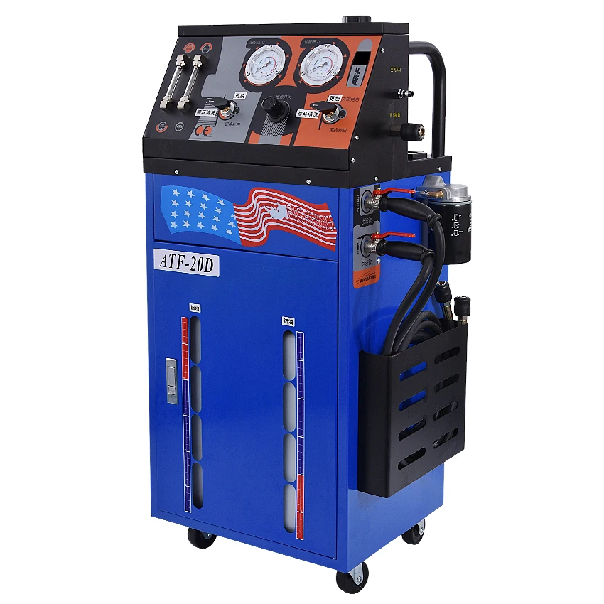 ATF-20D/ATF-20DT Electric Auto Gearbox Oil Exchange Cleaning Machine Automatic Transmission Gearbox Oil Changer 0-60PSI DC12V