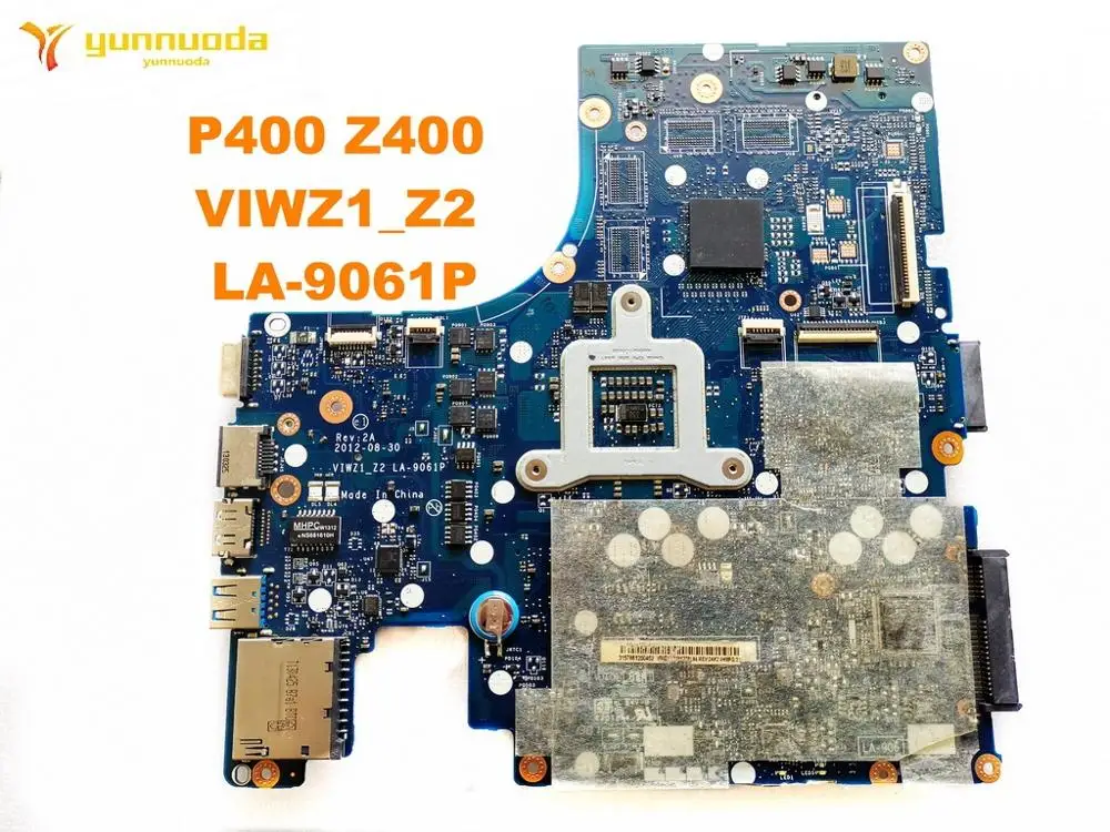 Original for Lenovo Z400 laptop  motherboard P400 Z400  VIWZ1_Z2  LA-9061P tested good free shipping