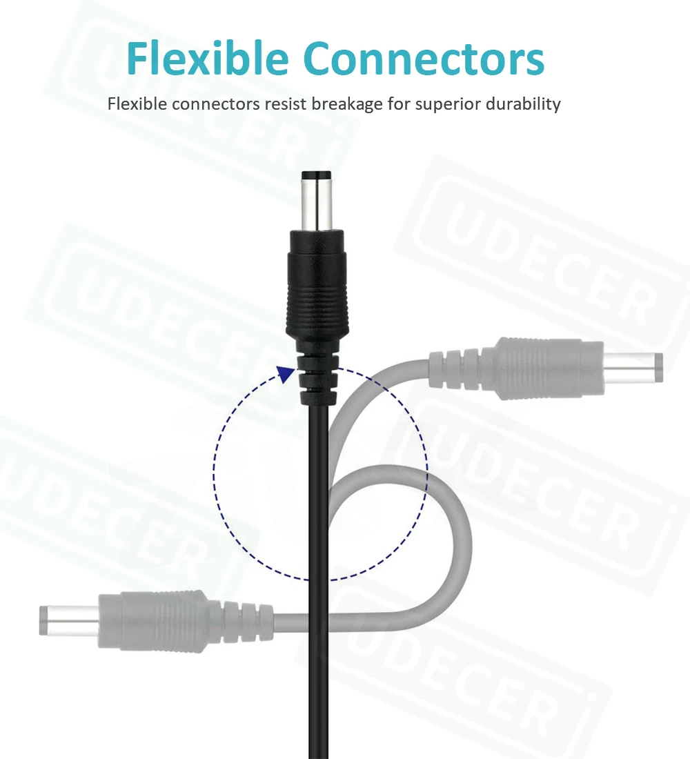 تيار مستمر 12 فولت الطاقة 20ft/6 10 متر تمديد كابل 5.5*2.1 مللي متر إلى ذكر سلك سلك الطاقة ل CCTV كاميرا الأمن قطاع الأجهزة المنزلية