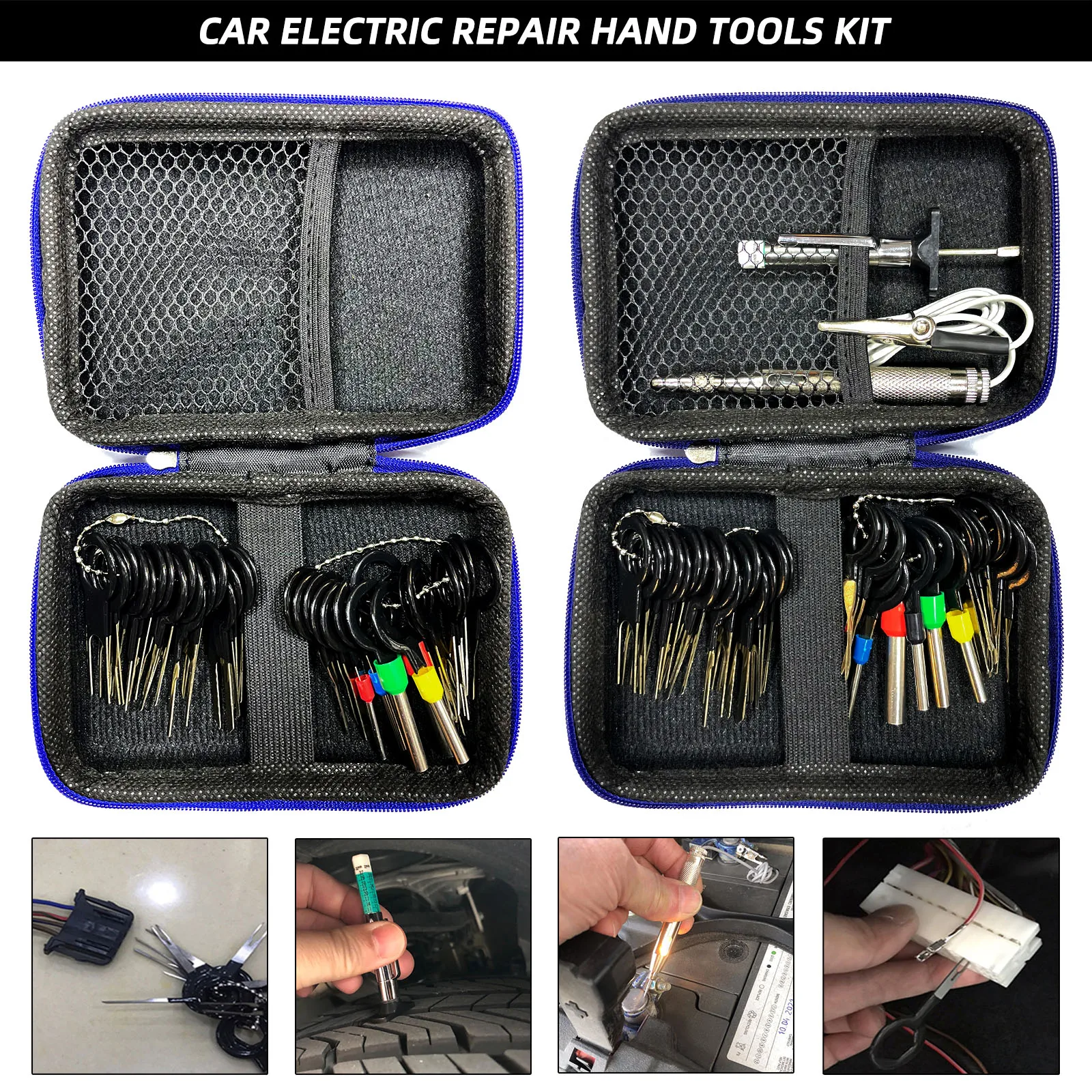 2021 Automotive Plug Terminal Remove Tool Set Key Pin Car Electrical Wire Crimp Connector Extractor Kit Accessories