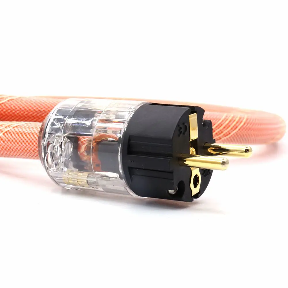 HIFI 5N OCC Кабель питания переменного тока Hi-Fi аудио Шнур питания США/ЕС Кабель питания из чистой меди с разъемом питания P-029/P-029E