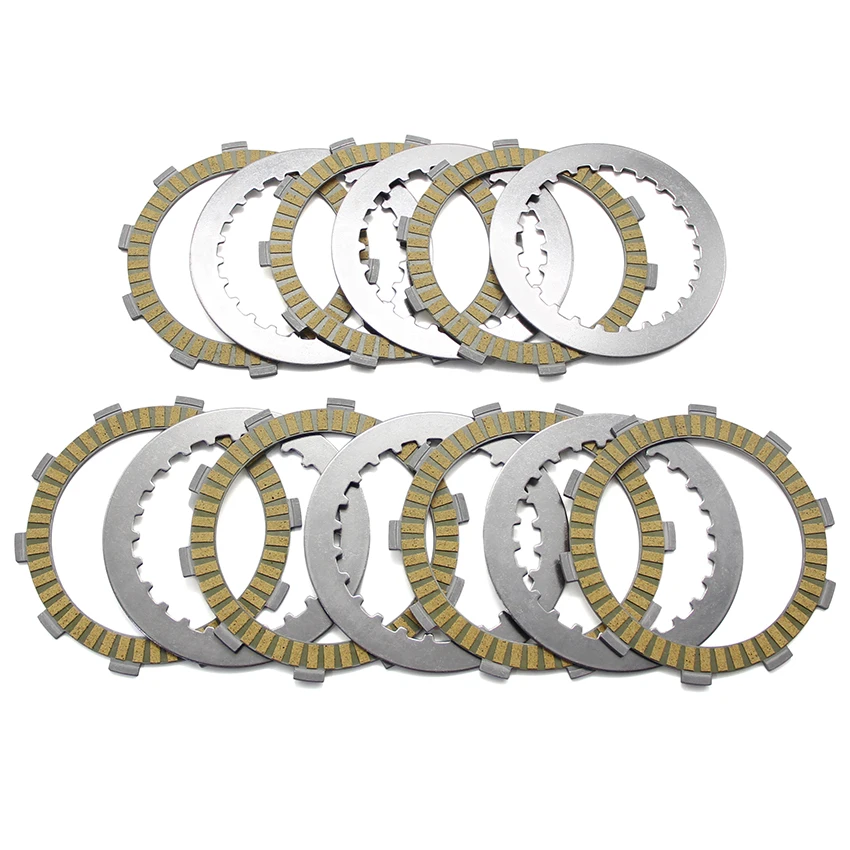 Motorcycle Friction Clutch Plates For Honda XR400R ATC250 CRM250R MD24 22201-MAL-600 22321-KF0-770 22201-KAE-000   22321-KA3-710