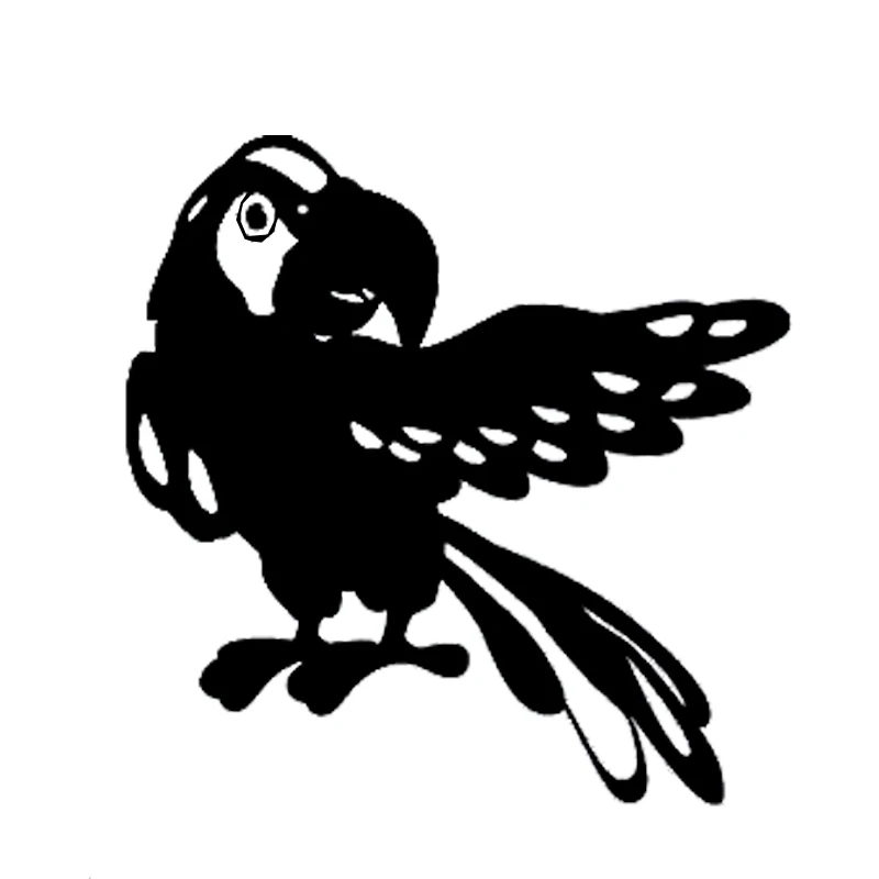 15*14.9cm Parrot Vinyl Decal Sticker Funny Car Window Bumper Novelty JDM Drift Vinyl Decal Sticker