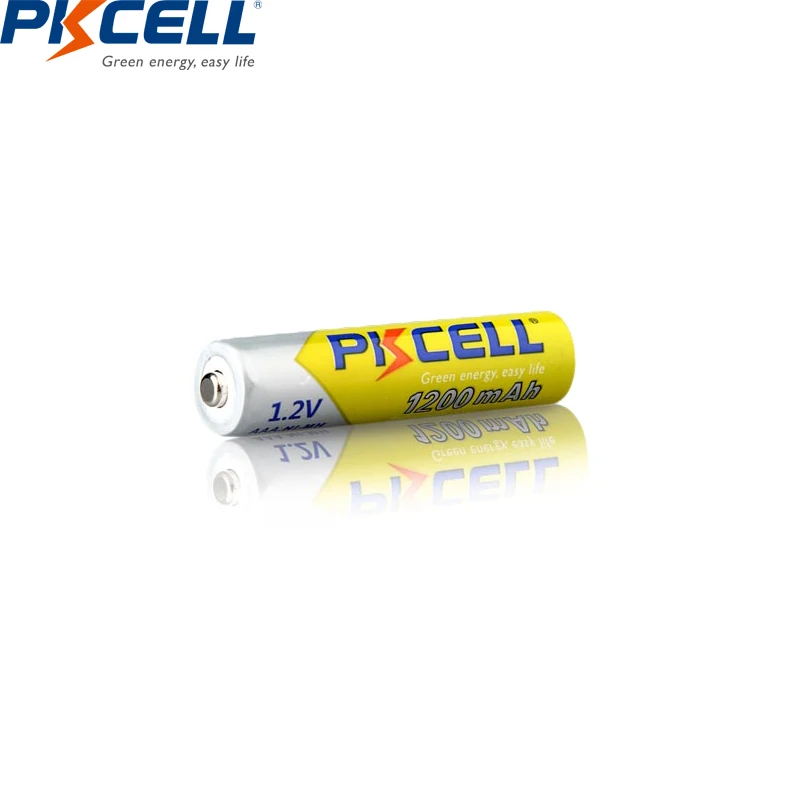 PKCELL 12 قطعة بطارية AAA 1.2 فولت ni-mh AAA بطاريات قابلة للشحن قدرة (600mah 1000mah 1200mah) بطارية دائرة مرات 1000 مرات