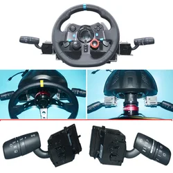 For Logitech G29 G27 For Thrustmaster T300RS SIMAGIC Steering Wheel Turn Signal Headlight Wiper Switch For ETS2 Truck Simracing