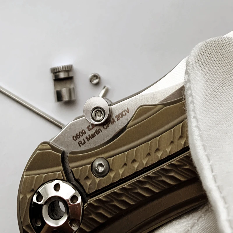 Pollice Della Vite Prigioniera Tattico In acciaio inox Per BUCK 110 lama di Coltello Fai Da Te Materiale Coltello Vite Accessori