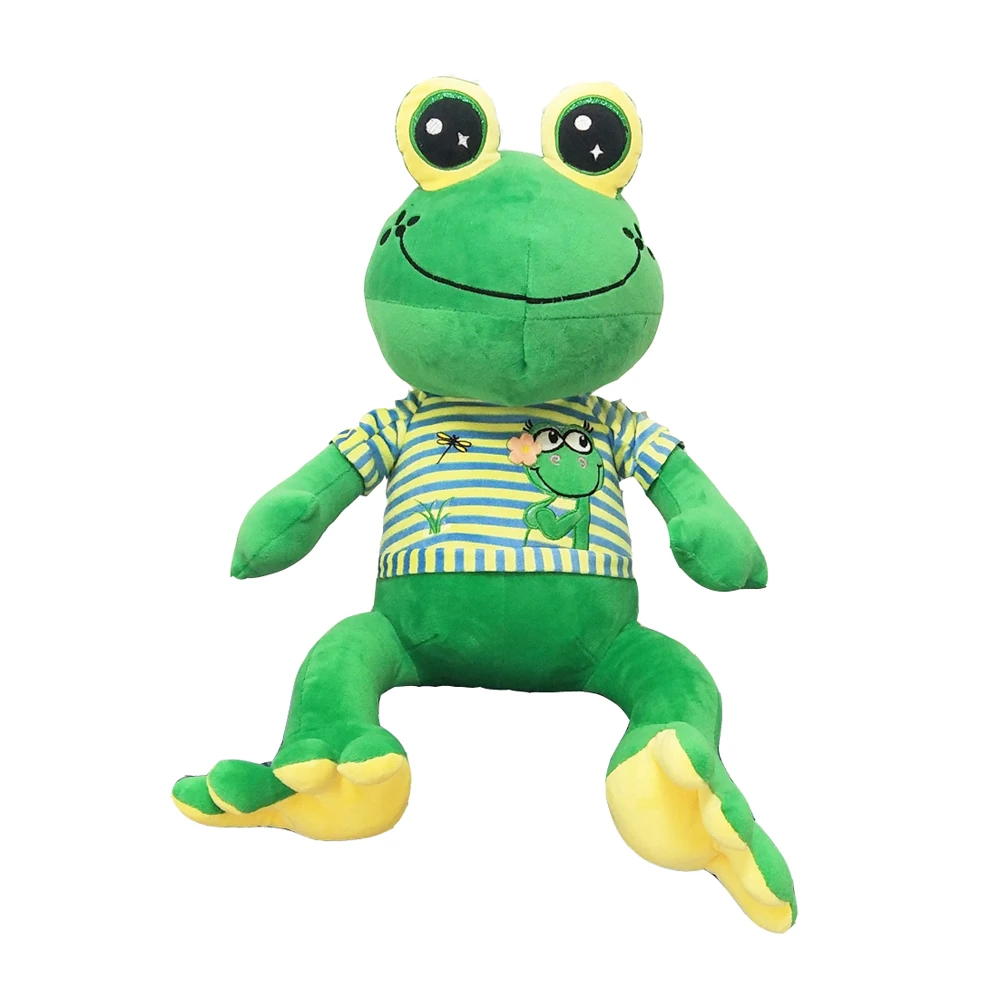 Green Big Eyes Frog Animal Birthday Gift Stuffed Plush Toy