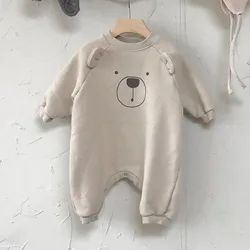 MILANCEL neue baby strampler cartoon baby mädchen kleidung lange sleeve infant jungen spielen anzug Koreanische Baby anzug