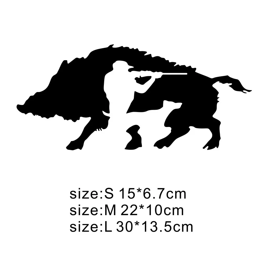 Doordash Creative Car Stickers Hunting Wild Boar Applique Fashion Automobile Motorcycle Accessories DIY Decal Car Stickers