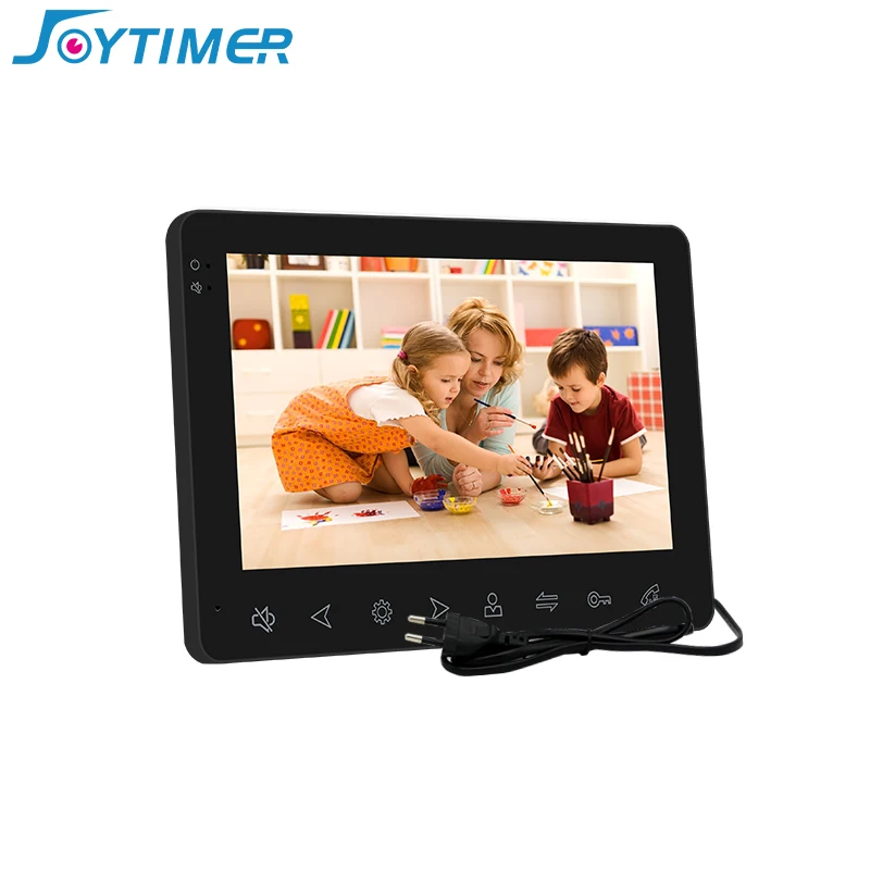 Joytimer Video Door Phone Intercom for Apartment 7" Monitor 1200TVL Doorbell Camera Door Entry System Night Vision Unlock Button
