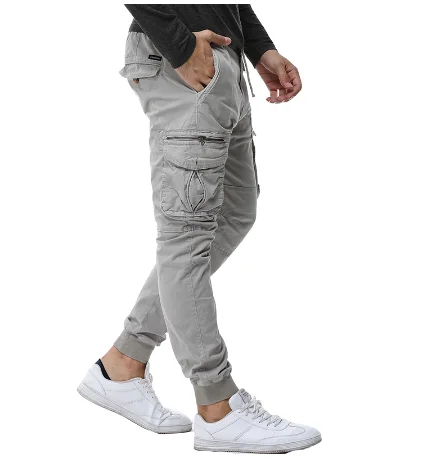 2020 Mens Camouflage Tactical Cargo Pants Men Joggers Boost Military Casual Cotton Pants Hip Hop Ribbon Male army Trousers 38