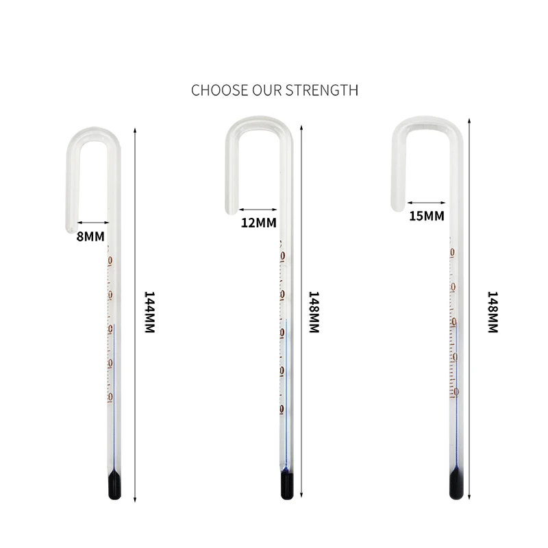 Aquarium grass tank Water grass ADA hook elbow thermometer thermometer water thermometer spacing 8 mm water thermometer