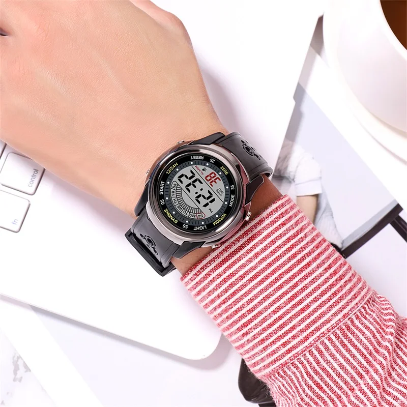SYNOKE 9032 Children Watch for Kids Sport Digital Boys Watches Resistant Back Light Stop Watch 3Bar Waterproof Kid Watch