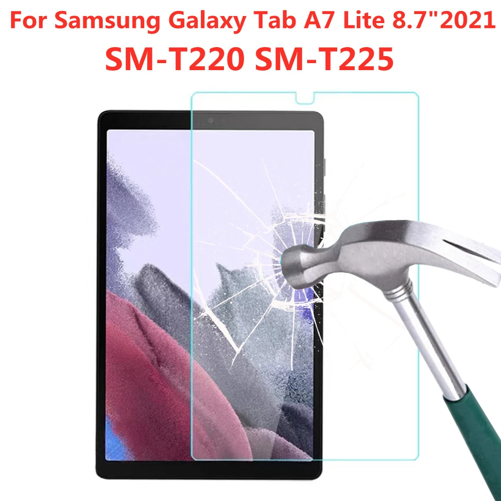 Szkło hartowane 9H do Samsung Galaxy Tab A7 Lite 8.7 cala ochraniacz ekranu 2021 SM-T220 T225 anty zarysowania Tablet folia ochronna