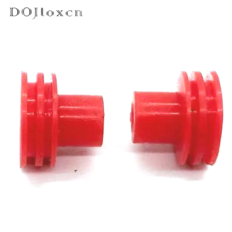 20/50/100/200/500 Pcs 9.5mm Waterproof Automotive Cable Connector  Rubber Seal Red Super Sealed Wire Seals