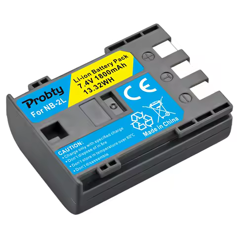 original Probty NB-2L NB 2L NB-2LH NB2L NB2LH Camera Battery For Canon 350D 400D ELURA 50 60 PowerShot G7 G9 S70 S80