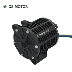 Moteur QS 138 3kW 6kW Max Ulus ous Mid Drive, 72V, 100KPH, Type de courroie V1/V2, Pignon Type V1/V2, E-D343, Vélo, E-Scooter