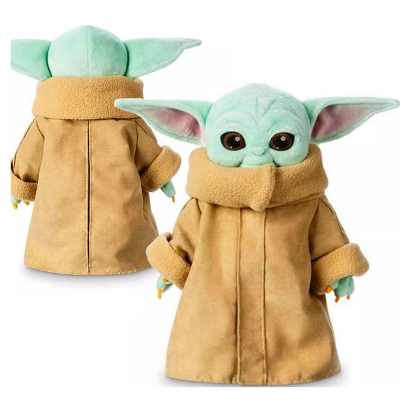 

25cm Cute Star Wars Plush Toy The Mandalorian Baby Yoda Plushie Soft Stuffed Kids Doll Drop Shipping