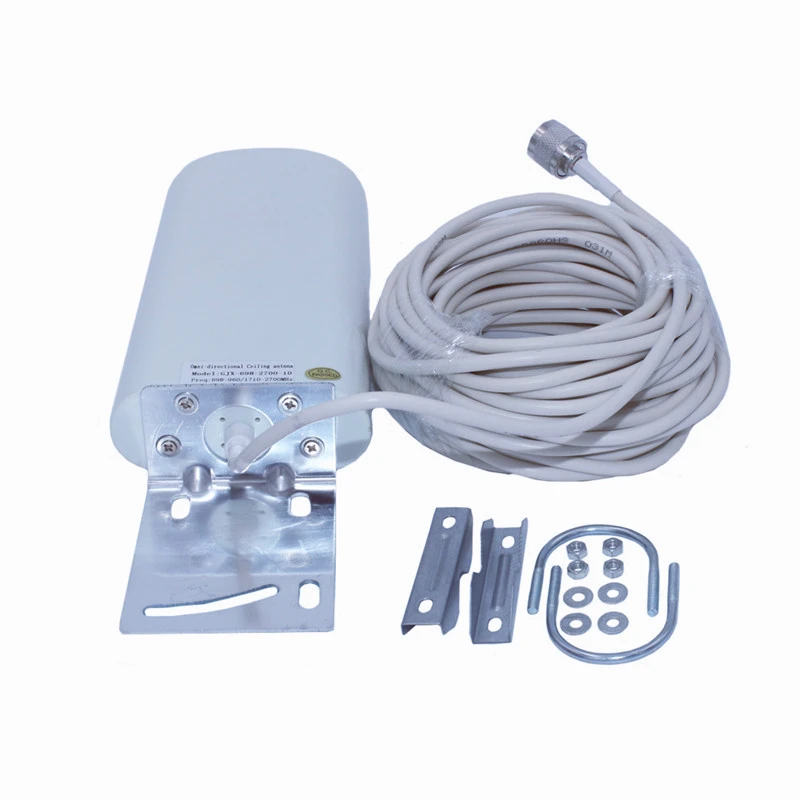 LTE 4g external antenna 20dbi 697-2700Mhz 3G 4G outdoor antenna N male with 10m CABLE   for repeater or  booster router