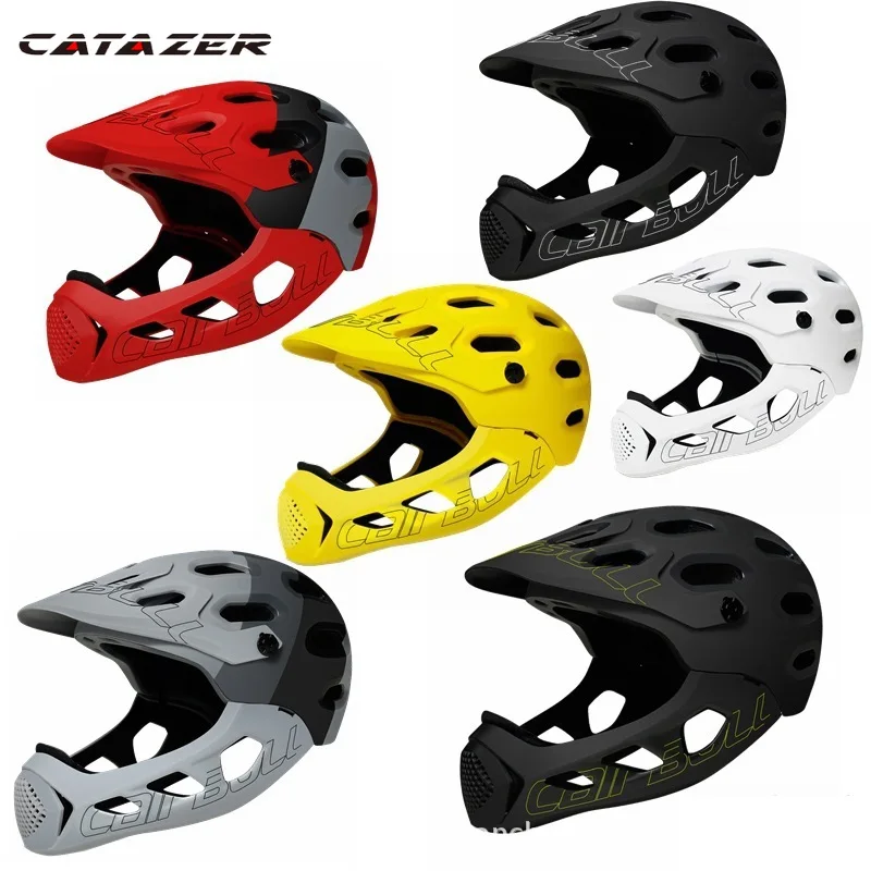 

Cycling Full Covered Children Helmet Sports Safety Kids s Balance Bike Motocross Downhill High-intensity