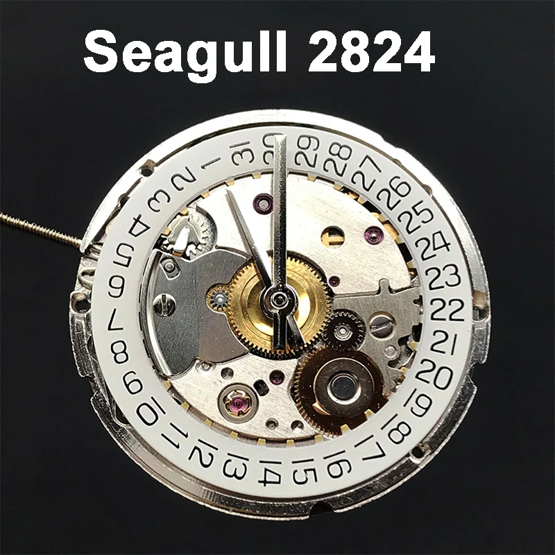 ETA 2824 Seagull 2824-2 Mechanical Automatic Watch Movement 25 Jewels Self-winding Movt  Brand Watch Parts Replacements 2022