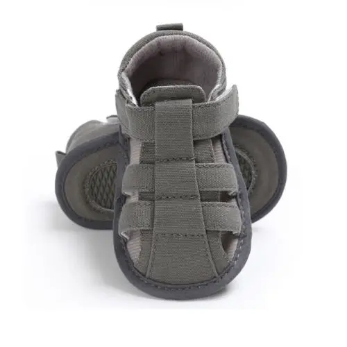 Baby Baby Meisjes Jongens Zachte Tong Pasgeboren Antislip Canvas Schoenen Sandalen Prewalker