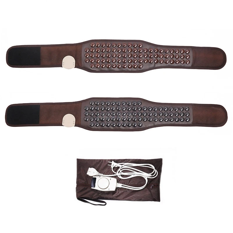 Germanium stone belt belt ms tomalin fever electric heating belt warm lumbar warm warm stomach palace to relieve back pain