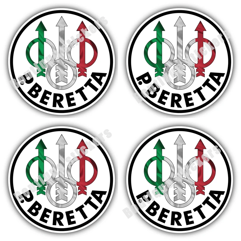 Beretta Firearm Gun Pistol Rifle PVC Vinyl Sticker Decals Car Bumper Window Truck Bike Off-road Racing and Helmet Decals