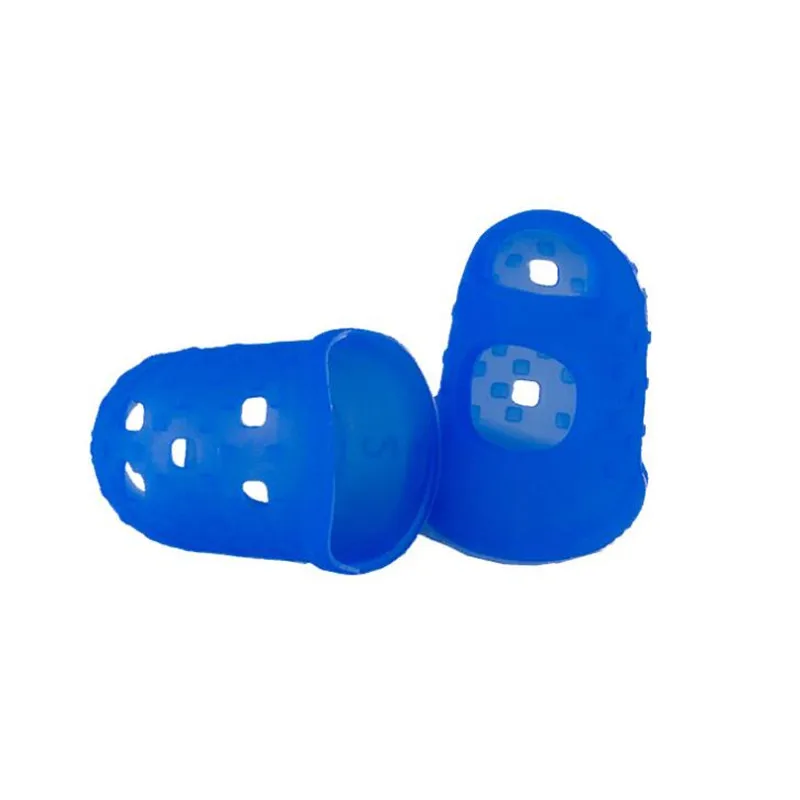 10pcs Multifunctional Silicone Thimbles Hollowed Out Breathable Protective Finger Sleeve DIY Crafts Sewing Accessories 5BB5703