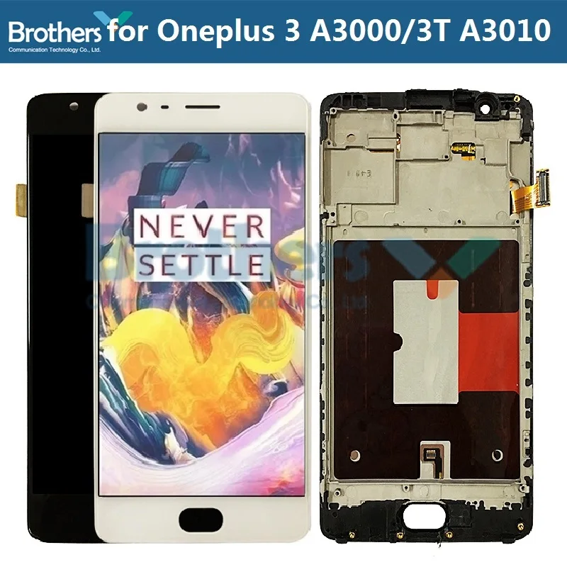 TFT LCD for Oneplus 3 3T LCD Screen LCD Display for Oneplus3T A3010 / A3000 Touch Screen Assembly Touch Digitizer Phone Parts