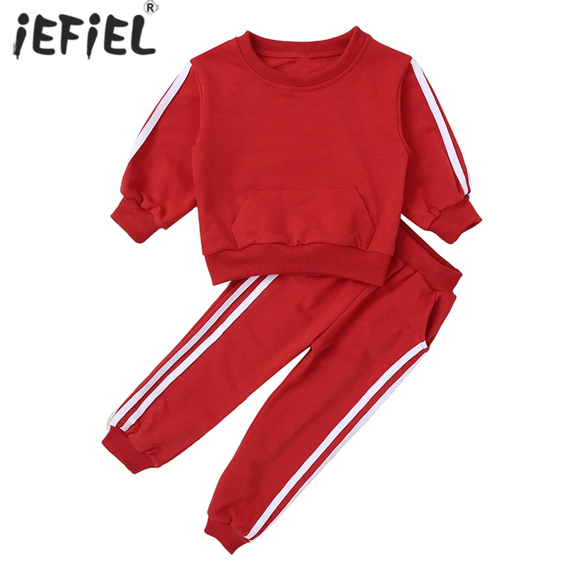 

Spring Autumn Fashion Kid Boys Girls Clothes Sets T Shirt Pants 2Pcs Children Infant Clothing Toddler Cotton Casual Sportswear