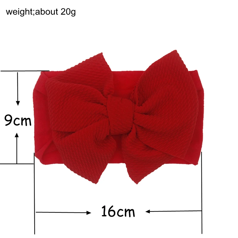 2019 Del Bambino Annodato Turbante Del Legame di Arco Della Fascia Del Tessuto Arco Delle Ragazze Headwraps Elastico Arco Bambini Del Nodo Dell\'arco