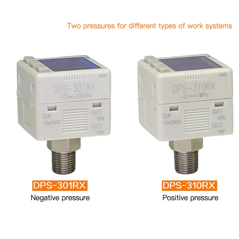 Pressostat électronique à affichage numérique, manomètre numérique, processeur de source d'air, taille SMC, ZSE, ISE30A