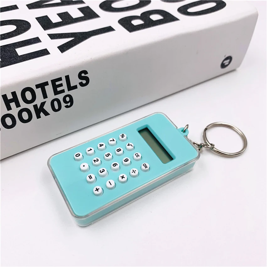 Creative Mini Calculator, Special Calculator for Student Exams, Special Keychain Calculator for Button Batteries Calculadora