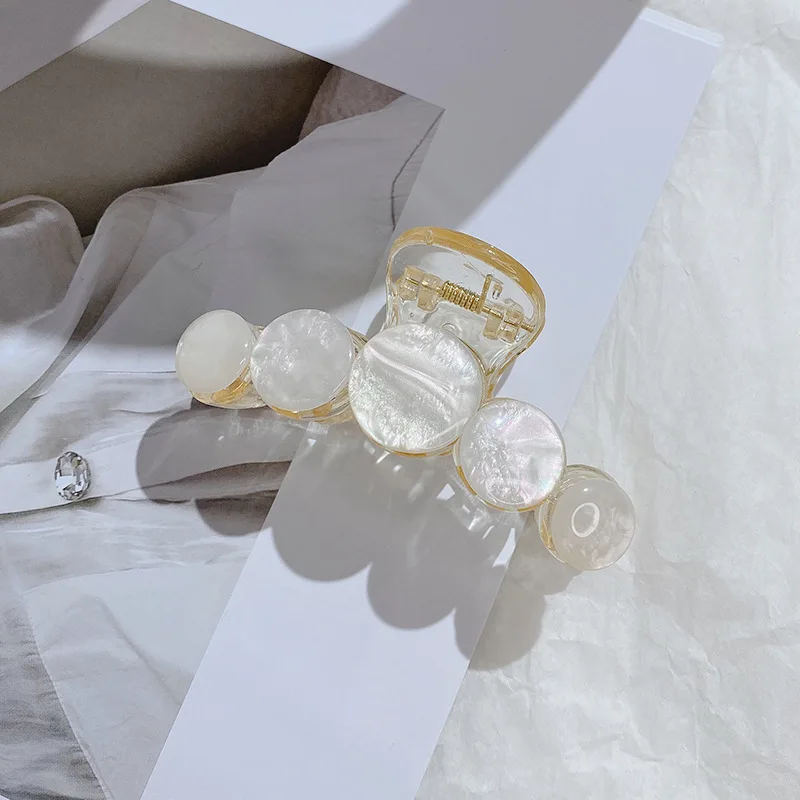 Jepit Rambut Besar Korea Klip Cakar Rambut Besar Pemegang Ekor Kuda Klip Rambut Jepit Rambut Hitam Aksesoris Rambut Mode untuk Wanita