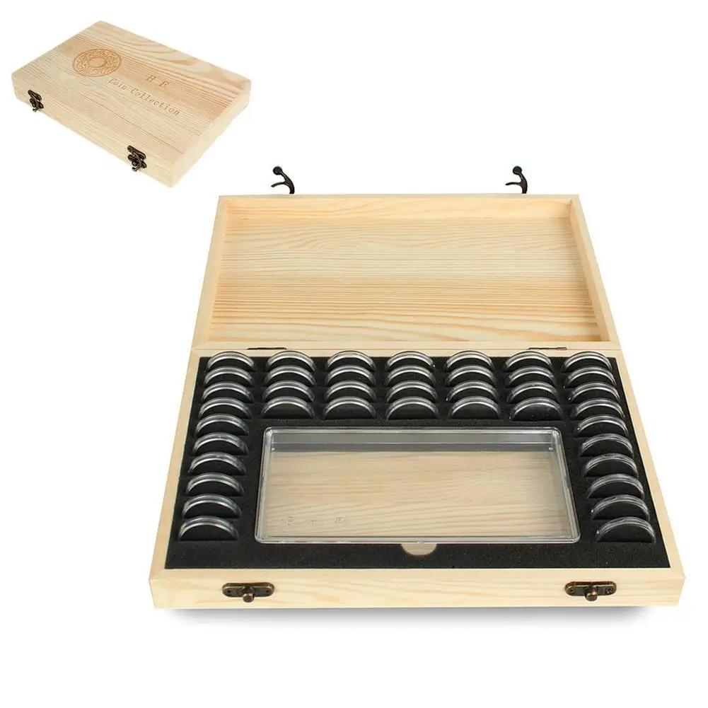 Organizer Box Banknotes And Coins Protection Storage Box Suitable For Storing 40 Coins + 100 Banknotes Small Organizer